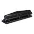 Universal 12-Sheet Deluxe Two- and Three-Hole Adjustable Punch, 9/32" Holes, Black (74323)