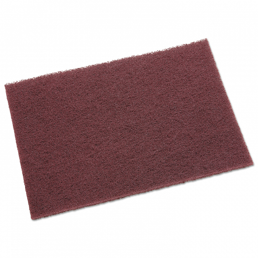 General Purpose Hand Pad, 6 x 9, Maroon, 20/Box, 3 Boxes/Carton (04029)