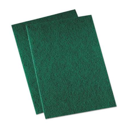 Boardwalk Medium Duty Scour Pad,  6 x 9, Green, 20/Carton (196)