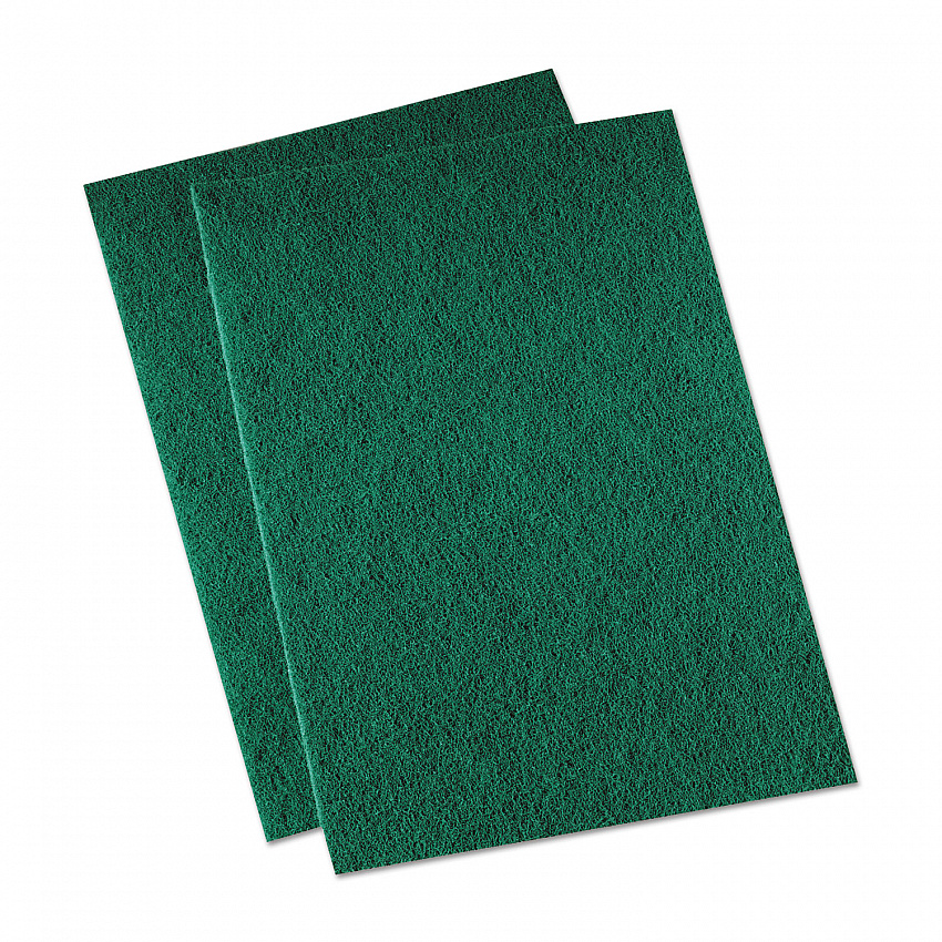 Medium-Duty Scouring Pad, 6 x 9, Green, 20/Carton (196)