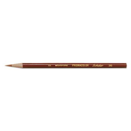 Prismacolor Scholar Colored Pencil Set, 3 mm, 2B (#2), Assorted Lead/Barrel Colors, Dozen (92804)
