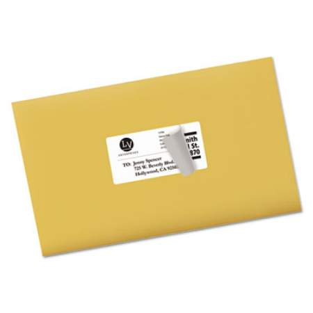 Avery Shipping Labels w/ TrueBlock Technology, Laser Printers, 2 x 4, White, 10/Sheet, 100 Sheets/Box (5163)