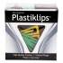 Baumgartens Plastiklips Paper Clips, Extra Large, Assorted Colors, 50/Box (LP1700)