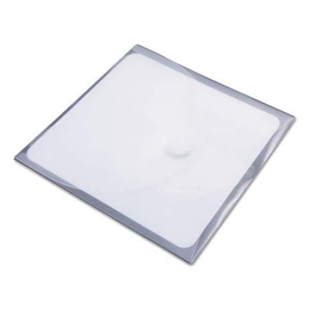 Baumgartens CD Pocket, Clear/White, 5/Pack (61801)