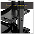 Multi-Shelf Cleaning Cart, Plastic, 4 Shelves, 1 Bin, 20