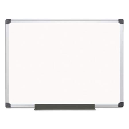 MasterVision Value Lacquered Steel Magnetic Dry Erase Board, 36 x 48, White, Aluminum Frame (MA0507170)