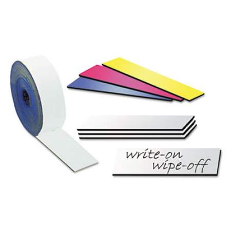 MasterVision Dry Erase Magnetic Tape Roll, White, 3" x 50 Ft. (FM2218)