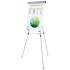 MasterVision Telescoping Tripod Display Easel, Adjusts 38" to 69" High, Metal, Silver (FLX05102MV)