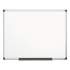 MasterVision Value Lacquered Steel Magnetic Dry Erase Board, 48 x 72, White, Aluminum Frame (MA2707170)