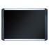 MasterVision Black fabric bulletin board, 36 x 48, Silver/Black (MVI050301)