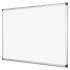MasterVision Value Lacquered Steel Magnetic Dry Erase Board, 48 x 72, White, Aluminum Frame (MA2707170)