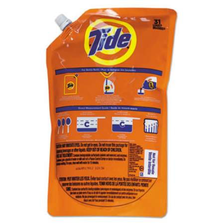 Tide Liquid Laundry Detergent, Original Scent, 48 Oz Pouch, 3/carton (94497)