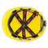 3M H-700 Series Hard Hat with Four Point Ratchet Suspension, Yellow (H702R)