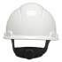 3M H-700 Series Hard Hat with Four Point Ratchet Suspension, White (H701R)