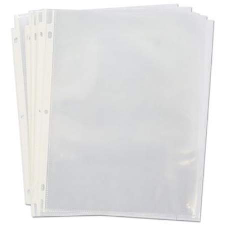 Universal Top-Load Poly Sheet Protectors, Standard Gauge, Letter, Clear, 50/Pack (21124)