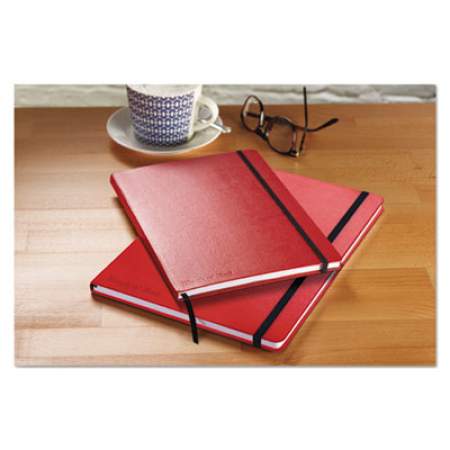 Black n' Red Red Casebound Hardcover Notebook, 1 Subject, Wide/Legal Rule, Red Cover, 5.5 x 3.5, 71 Sheets (400065004)