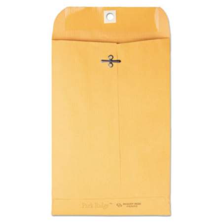 Quality Park Park Ridge Kraft Clasp Envelope, #55, Square Flap, Clasp/Gummed Closure, 6 x 9, Brown Kraft, 100/Box (43055)