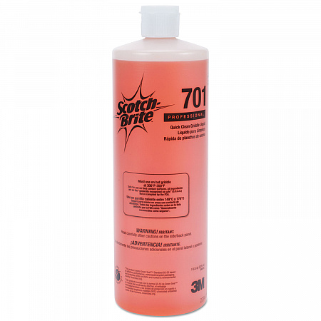 Quick Clean Griddle Liquid, 1 qt Bottle, 4/Carton (26012)