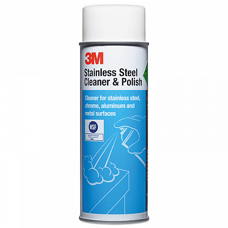 Stainless Steel Cleaner and Polish, Foam, 21 oz Aerosol Spray, 12/Carton (14002)