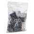 Universal Binder Clips in Zip-Seal Bag, Medium, Black/Silver, 36/Pack (10210VP)