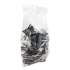Universal Binder Clips in Zip-Seal Bag, Large, Black/Silver, 36/Pack (10220VP)