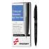 AbilityOne 7520013861604 SKILCRAFT Recycled Ballpoint Pen, Retractable, Medium 1 mm, Black Ink, Black Barrel, Dozen
