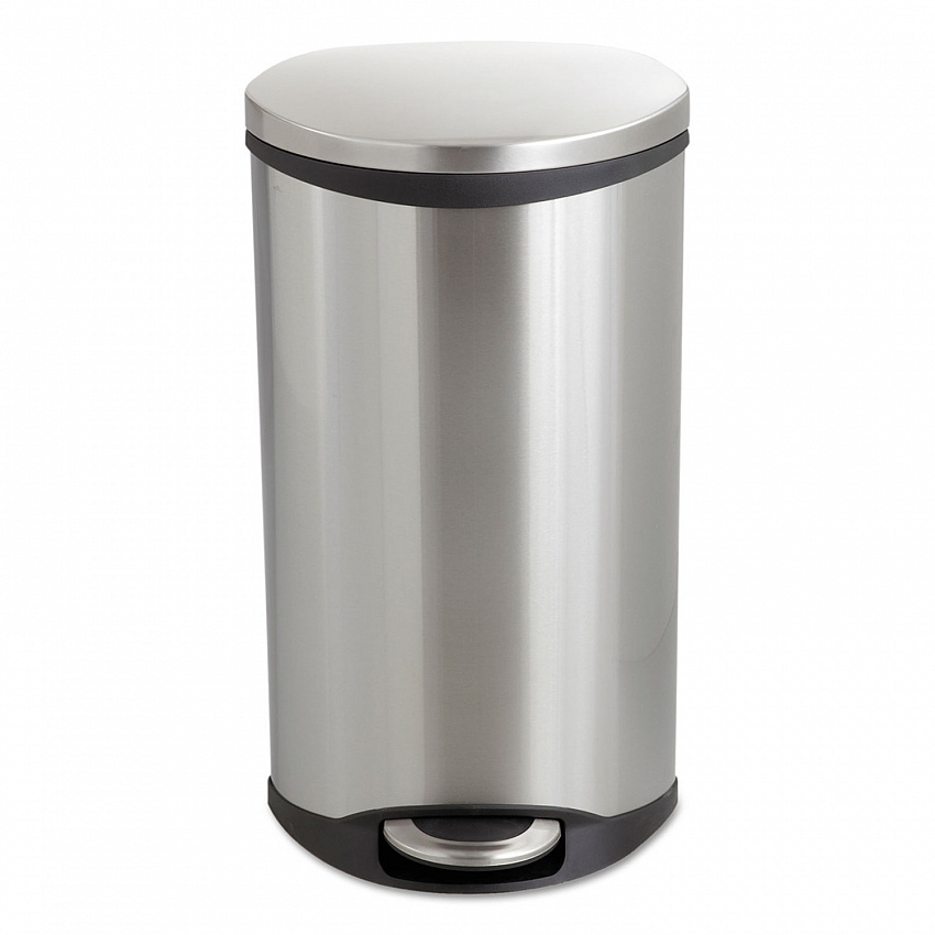 Step-On Medical Receptacle, 7.5 gal, Steel, Stainless Steel (9902SS)