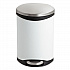 Step-On Medical Receptacle, 3 gal, Steel, White (9901WH)