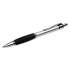 AbilityOne 7520014457226 SKILCRAFT Precision 305 Ballpoint Pen, Retractable, Medium 1 mm, Black Ink, Silver Barrel, Dozen