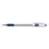 Pentel R.S.V.P. Ballpoint Pen, Stick, Medium 1 mm, Blue Ink, Clear/Blue Barrel, Dozen (BK91C)