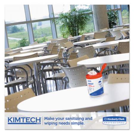 Kimtech Surface Sanitizer Wipe, 12 x 12, White, 30/Canister (58040CT)