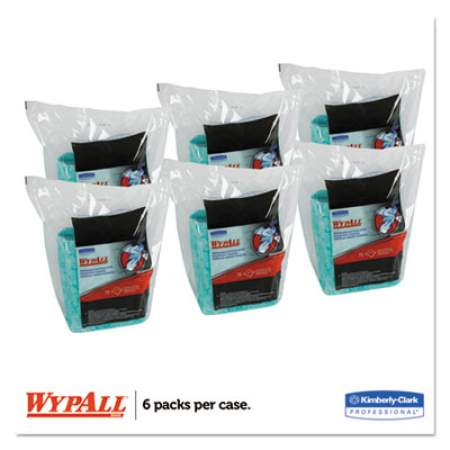 WypAll Waterless Cleaning Wipes Refill Bags, 12 x 9, 75/Pack (91367CT)