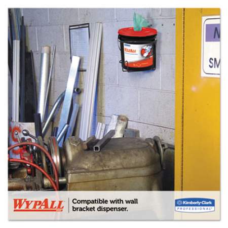 WypAll Waterless Hand Wipes, Cloth, 9 x 12, 75/Bucket, 6 Buckets/Carton (91371CT)