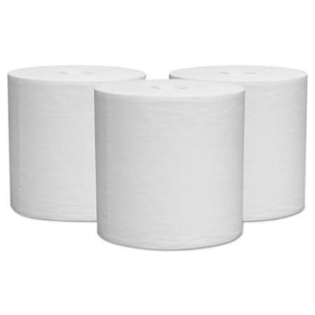 WypAll X70 Cloths, Center-Pull, 9 4/5 x 13 2/5, White, 275/Roll, 3 Rolls/Carton (41702)