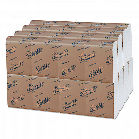 Low-Fold Dispenser Napkins, 1-Ply, 12 x 7, White, 250/Pack, 32 Packs/Carton (98720)