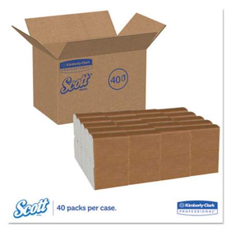 Scott Tall-Fold Dispenser Napkins, 1-Ply, 7 x 13.5, White, 500/Pack, 20 Packs/Carton (98710)