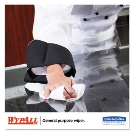 WypAll L20 Towels, Brag Box, 12 1/2 x 16 4/5, Multi-Ply, White, 176/Box (34607)