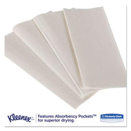 Kleenex Premiere Folded Towels, 9 2/5 x 12 2/5, White, 120/Pack, 25 Packs/Carton (13254)