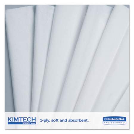 Kimtech Precision Wipers, POP-UP Box, 1-Ply, 4 2/5 x 8 2/5, White, 280/BX, 60 BX/CT (05511)