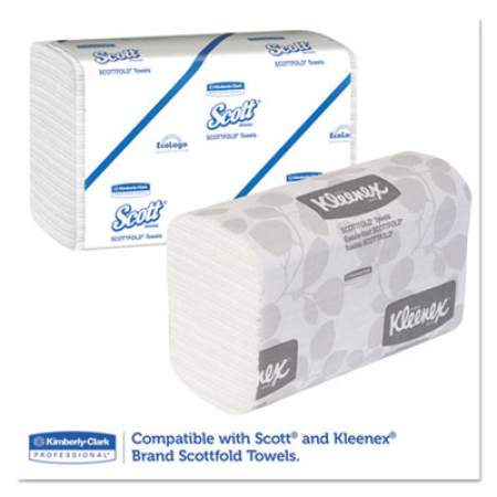 Kimberly-Clark Professional Scottfold Compact Towel Dispenser, 13.3 x 10 x 13.5 Pearl White (09217)