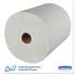 Scott Essential 100% Recycled Fiber Hard Roll Towel, 1.5" Core, White, 8" x 800 ft, 12/Carton (01052)