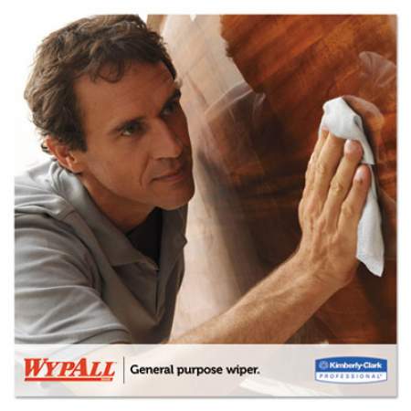 WypAll L40 Towels, Dry Up Towels, 19 1/2" x 42", White, 200 Towels/Roll (05860)