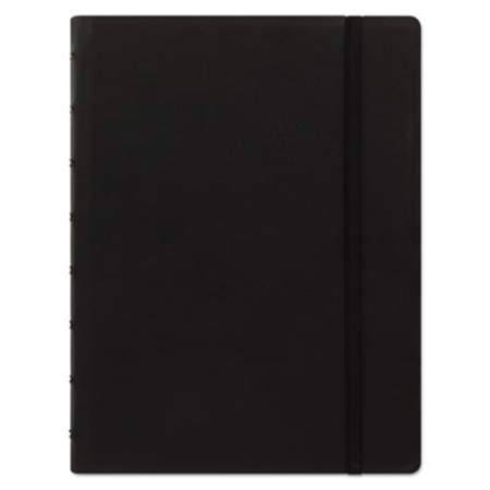 Filofax Notebook, 1 Subject, Medium/College Rule, Black Cover, 8.25 x 5.81, 112 Sheets (B115007U)
