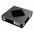 Public Square Recycling Container Lid, Square Opening, 15.25w x 15.25d x 2h, Black (2989BL)
