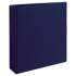 Avery Heavy-Duty View Binder with DuraHinge and One Touch EZD Rings, 3 Rings, 2" Capacity, 11 x 8.5, Navy Blue (79802)
