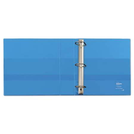 Avery Heavy-Duty Non Stick View Binder with DuraHinge and Slant Rings, 3 Rings, 2" Capacity, 11 x 8.5, Light Blue, (5501) (05501)