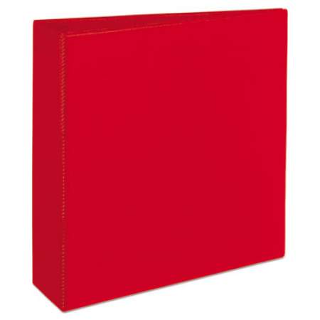 Avery Heavy-Duty Non-View Binder with DuraHinge and Locking One Touch EZD Rings, 3 Rings, 3" Capacity, 11 x 8.5, Red (79583)