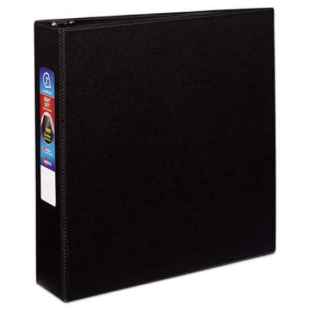 Avery Heavy-Duty Non-View Binder with DuraHinge and One Touch EZD Rings, 3 Rings, 2" Capacity, 11 x 8.5, Black (79982)