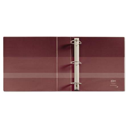 Avery Heavy-Duty Non-View Binder with DuraHinge and Locking One Touch EZD Rings, 3 Rings, 4" Capacity, 11 x 8.5, Maroon (79364)