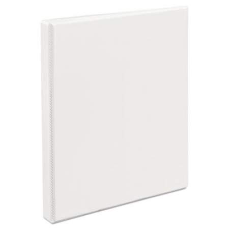 Avery Durable View Binder with DuraHinge and Slant Rings, 3 Rings, 0.5" Capacity, 11 x 8.5, White (17002)